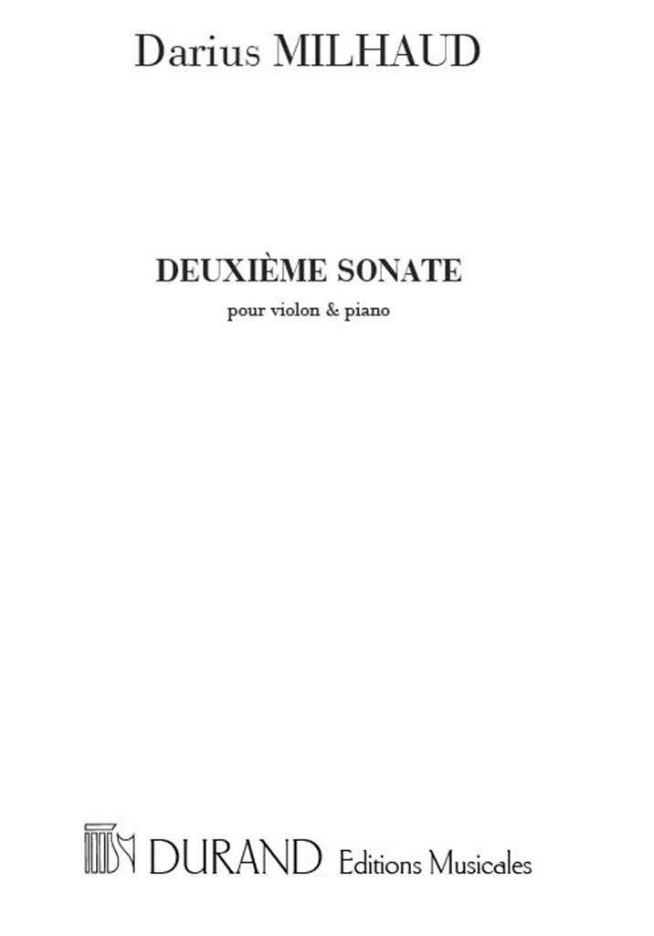 Sonate N 2 Violon-Piano